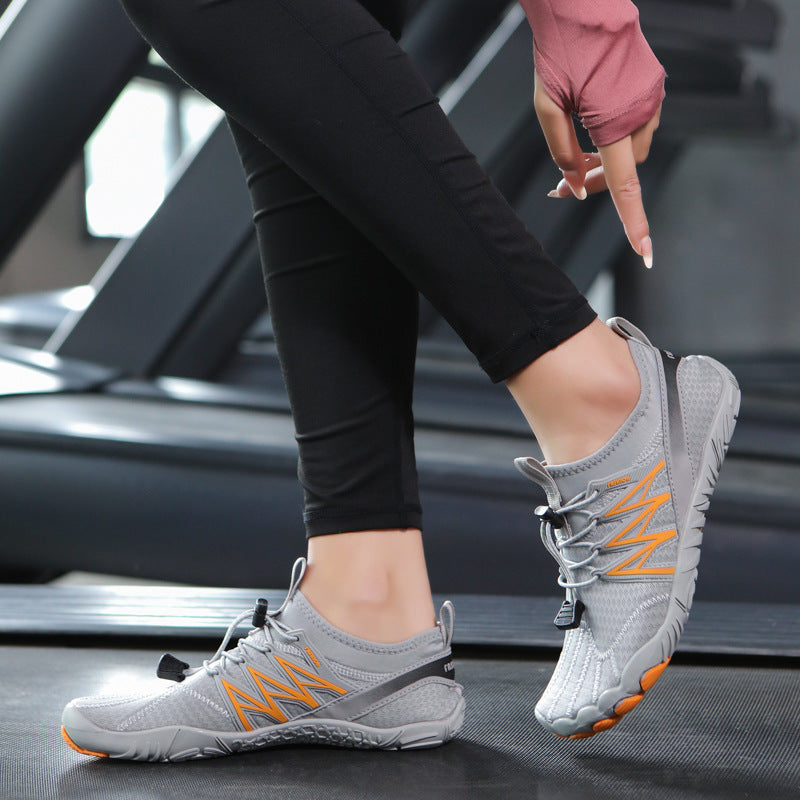Indoor Fitness Shoes Lightweight Non-slip Men And Women Comprehensive Training Sneakers - Belvar