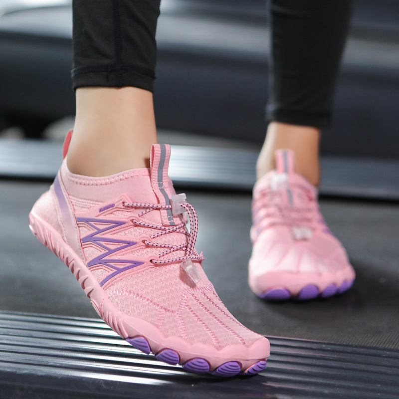 Indoor Fitness Shoes Lightweight Non-slip Men And Women Comprehensive Training Sneakers - Belvar