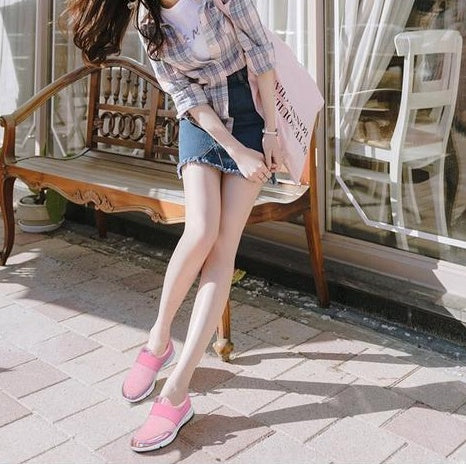 Lightweight Ladies Single Shoes Breathable Fashion Casual Shoes - Belvar