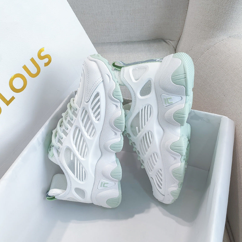 Fashion Ladies Mesh Breathable Daddy Women's Shoes - Belvar