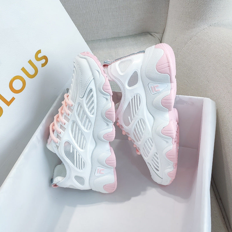 Fashion Ladies Mesh Breathable Daddy Women's Shoes - Belvar