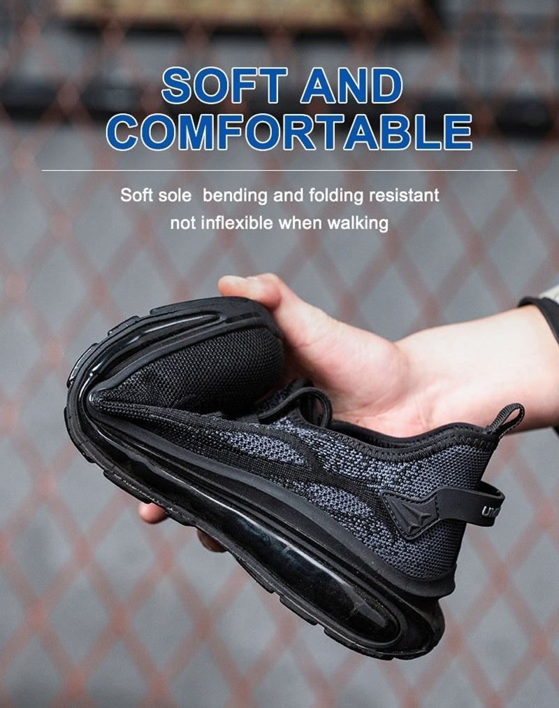 Lightweight Breathable Steel Toe Cap Safety Shoes Protective Footwear - Belvar
