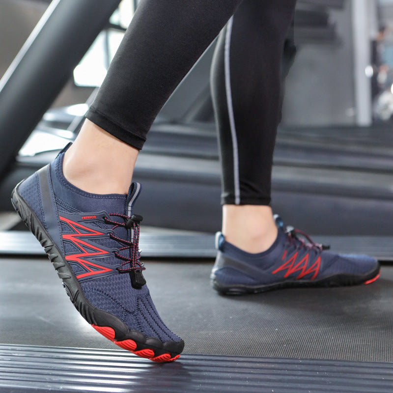 Indoor Fitness Shoes Lightweight Non-slip Men And Women Comprehensive Training Sneakers - Belvar