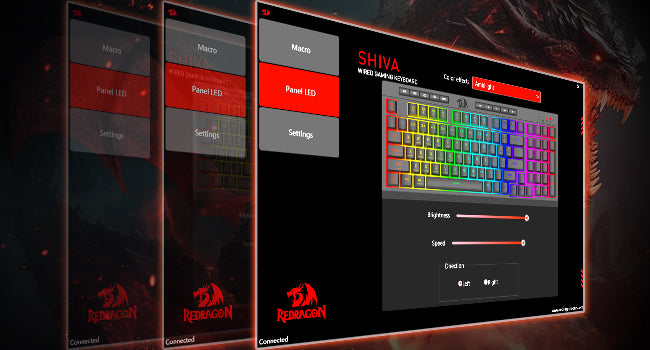 Redragon K515 PRO Shiva RGB Wireless 98 Keys Mechanical Membrane Gaming Keyboard, Smooth Linear Switch, Detachable Wrist Rest