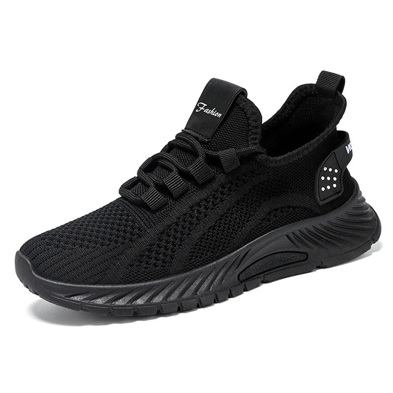 Fashion Casual Sports Shoes Women Lace Up Flat Shoes Lightweight Breathable Running Mesh Sneakers - Belvar