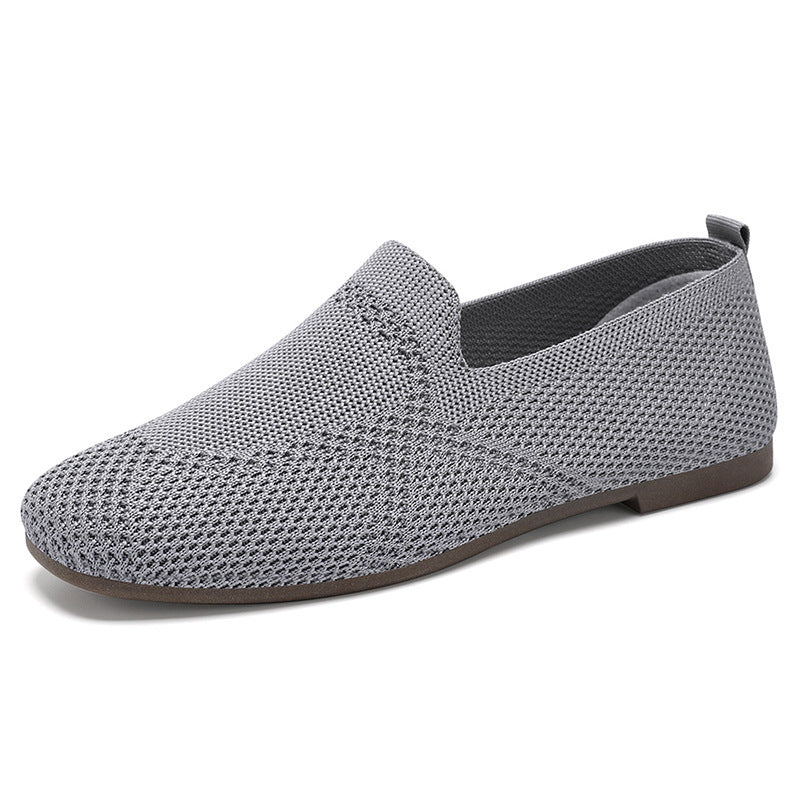 Flyknit Shoes Casual Flat Shoes Women - Belvar