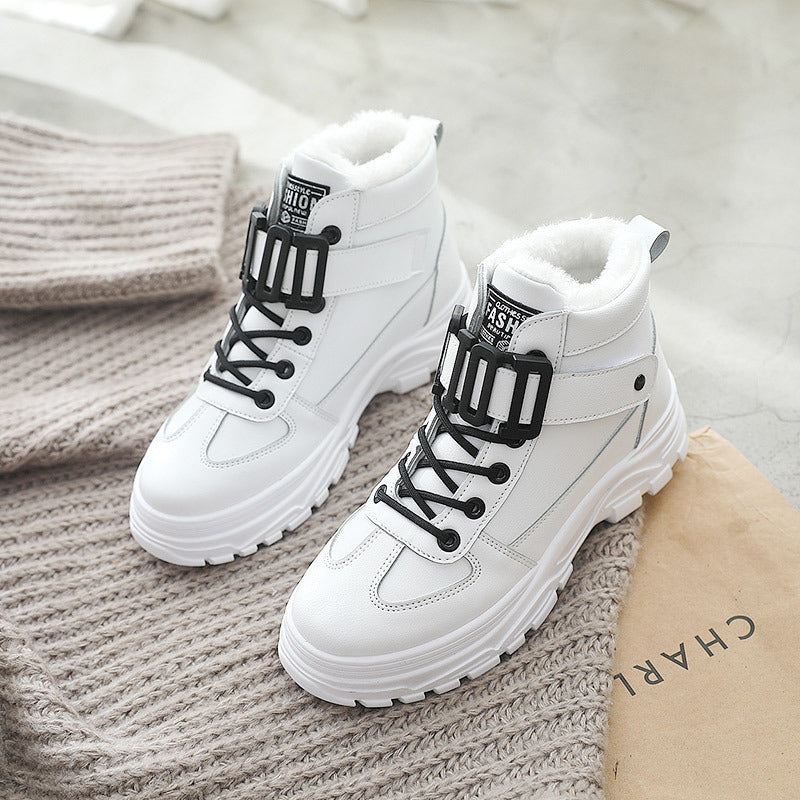 New trendy shoes women's shoes student two cotton shoes women - Belvar