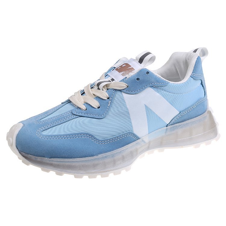 Thick-soled Lace-up Casual Sneakers For Female Students