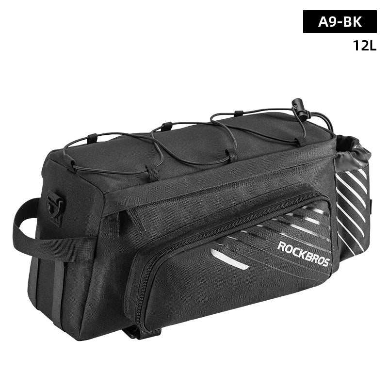 ROCKBROS Bicycle Seat Bags Cycling Rear Backpack Trunk MTB Cycle Travel Bag Large Capacity Outsdoor Sport Bike Pannier Package