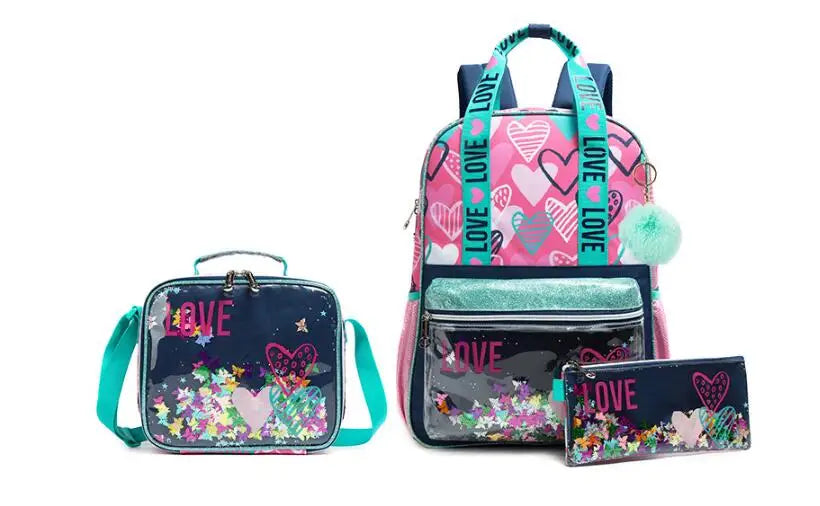School Wheeled backpack Bag School bag with wheels Trolley Satchel bag Kids School Rolling backpack for girls School Trolley Bag