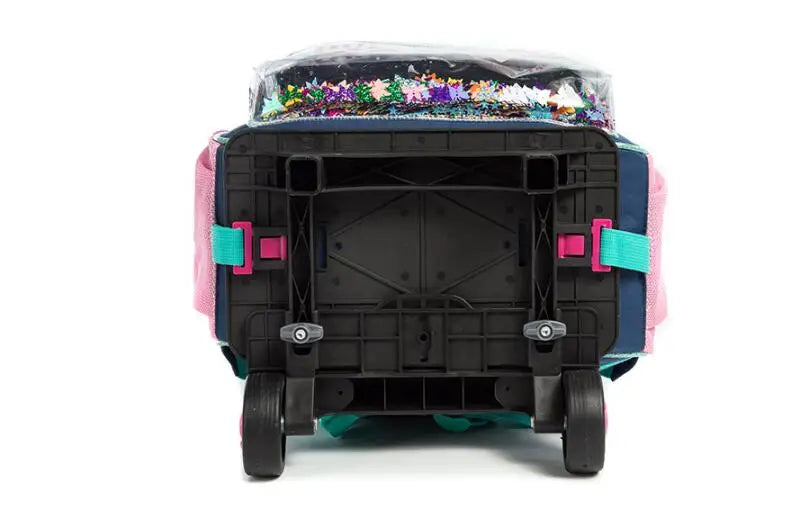 School Wheeled backpack Bag School bag with wheels Trolley Satchel bag Kids School Rolling backpack for girls School Trolley Bag