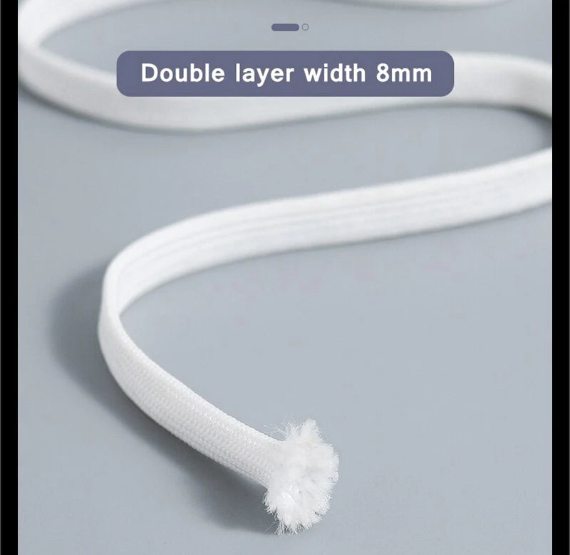1 Pair Black White Shoe Laces Flat Double Woven Anti-slip Polyester Shoelaces Sports Casual White Shoes Classic Shoelace