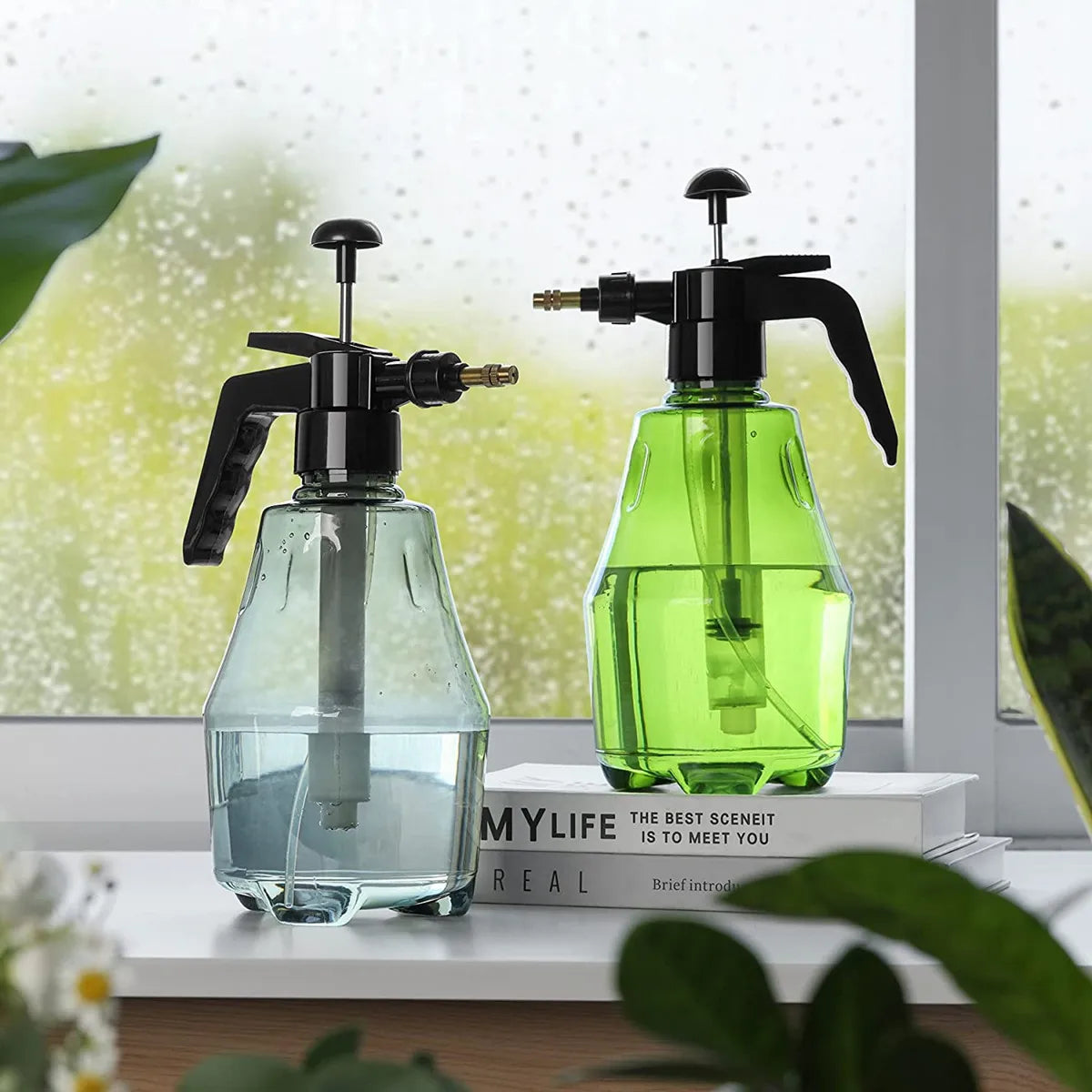 0.8-3L Hand Pressure Sprayer Air Pump Spray Bottle for Gardening Car Cleaning Disinfection Water Sprayer Garden Irrigation Tools
