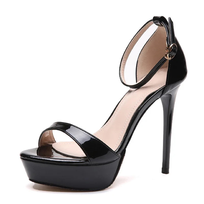 High Heels for Women ELEGANT Sweet Fashion British Style Slip-On 12CM Thin Heels Pointed Toe Office Career Women Shoes Gold 46 - Belvar