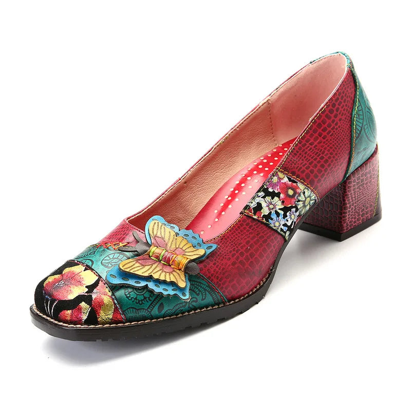 High Heels for Women ELEGANT Sweet Fashion British Style Slip-On 12CM Thin Heels Pointed Toe Office Career Women Shoes Gold 46 - Belvar