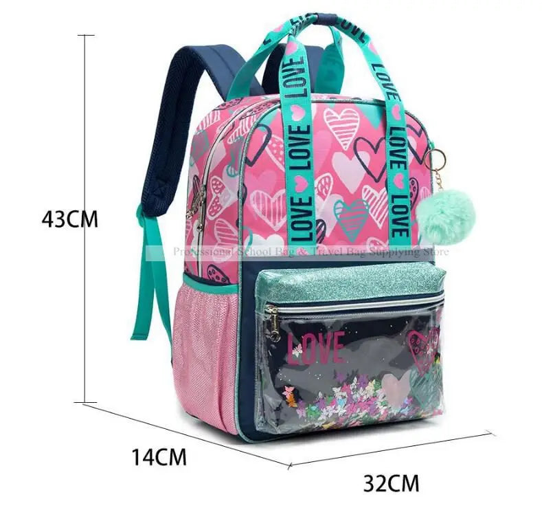 School Wheeled backpack Bag School bag with wheels Trolley Satchel bag Kids School Rolling backpack for girls School Trolley Bag