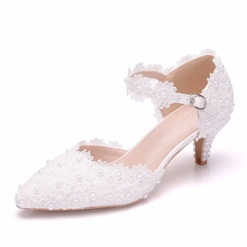 High Heels for Women ELEGANT Sweet Fashion British Style Slip-On 12CM Thin Heels Pointed Toe Office Career Women Shoes Gold 46 - Belvar