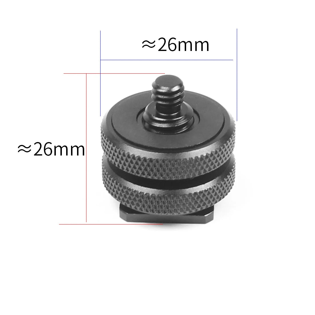 1/4 3/8 5/8"-27 M6 M5 M4 M10 Screw Converter Adapter Male Female for Tripod Microphone Flash Lights Projector SLR Camera Mount