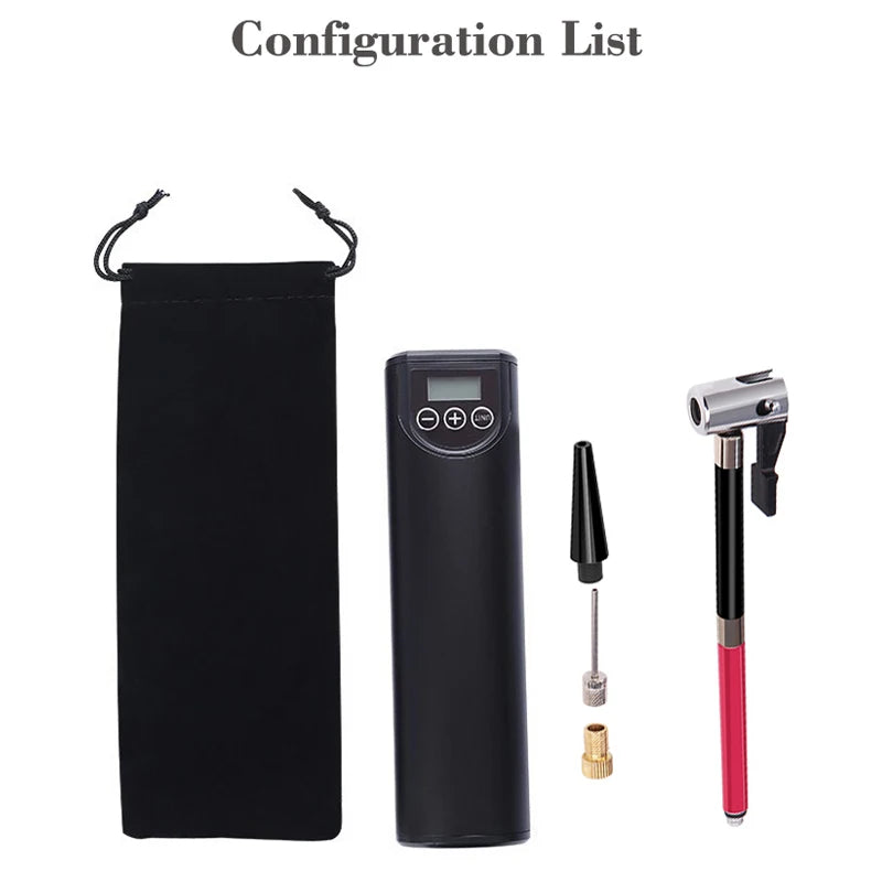 12V 150PSI Rechargeable Air Pump Tire Inflator Cordless Portable Compressor Digital Car Tyre Pump for Car Bicycle Tires Balls