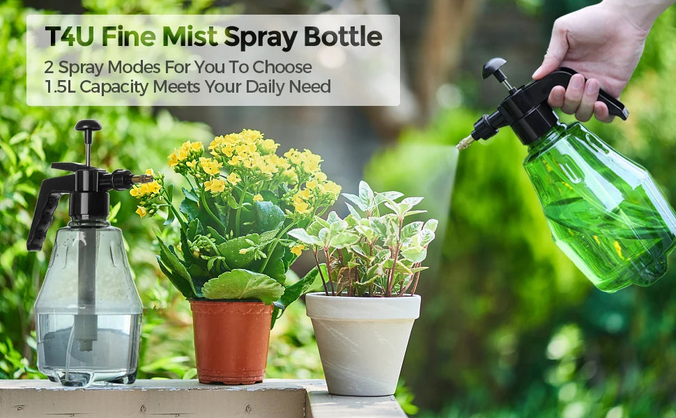 0.8-3L Hand Pressure Sprayer Air Pump Spray Bottle for Gardening Car Cleaning Disinfection Water Sprayer Garden Irrigation Tools