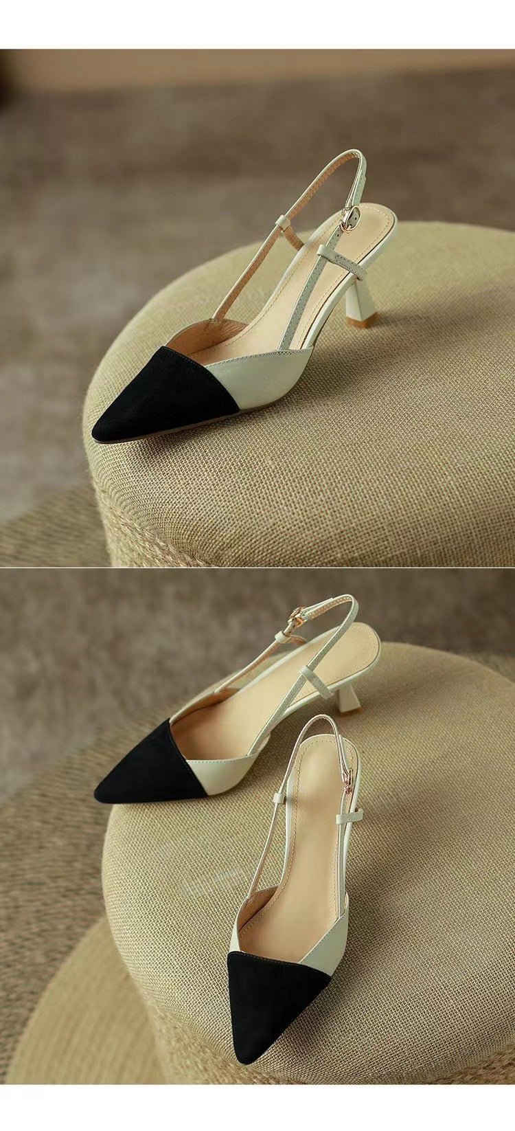 High Heels Summer 2025 New Arrival Fashion Buckle Pointed Heel Sandals Women Comfort Simplicity Stilettos Sandalias De Mujer - Belvar