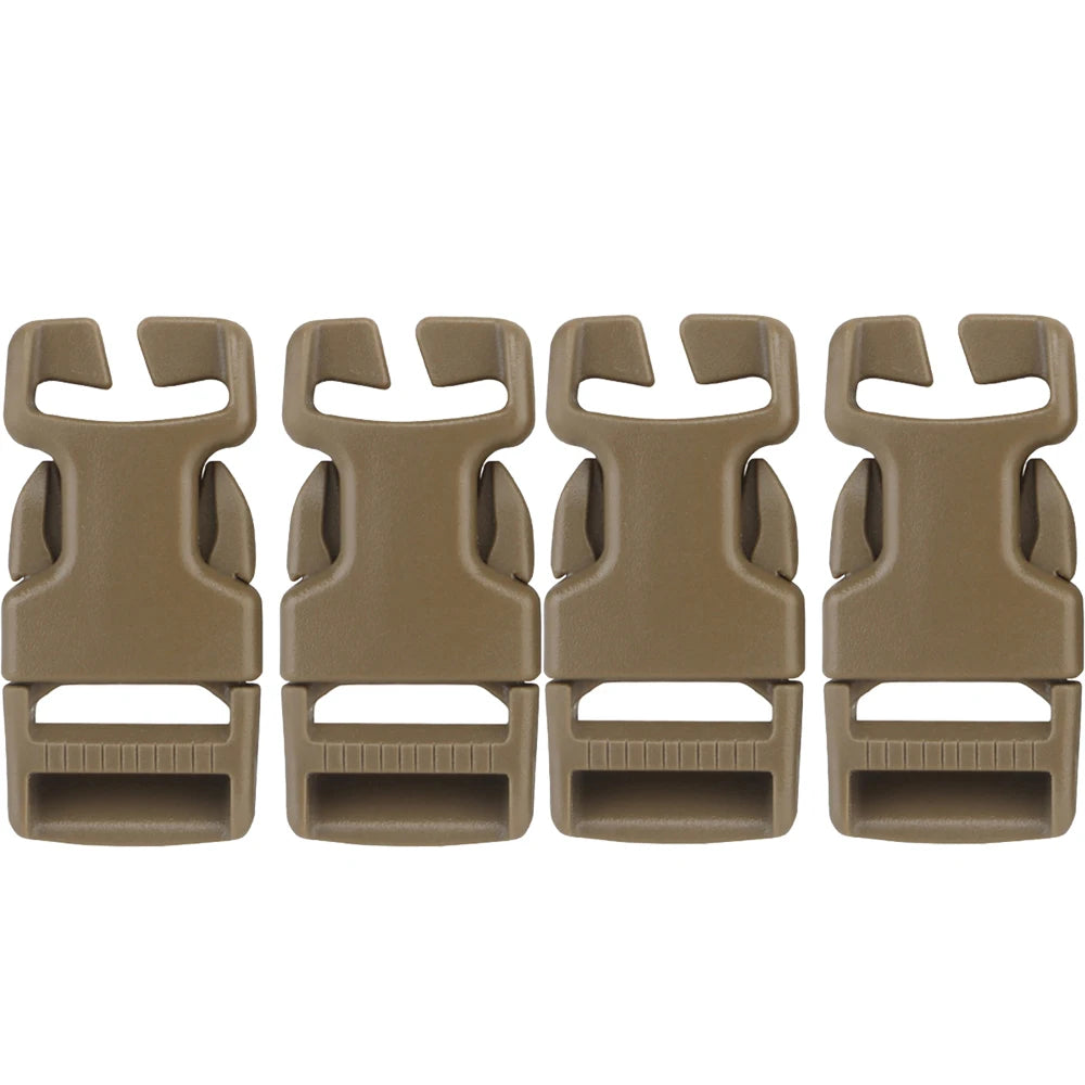 2/4pcs SRB Mount Webbing Buckle Clip Tactical Quick Attach Backpack Buckle Modular Attachment Detachable for Hunting Belt Bag