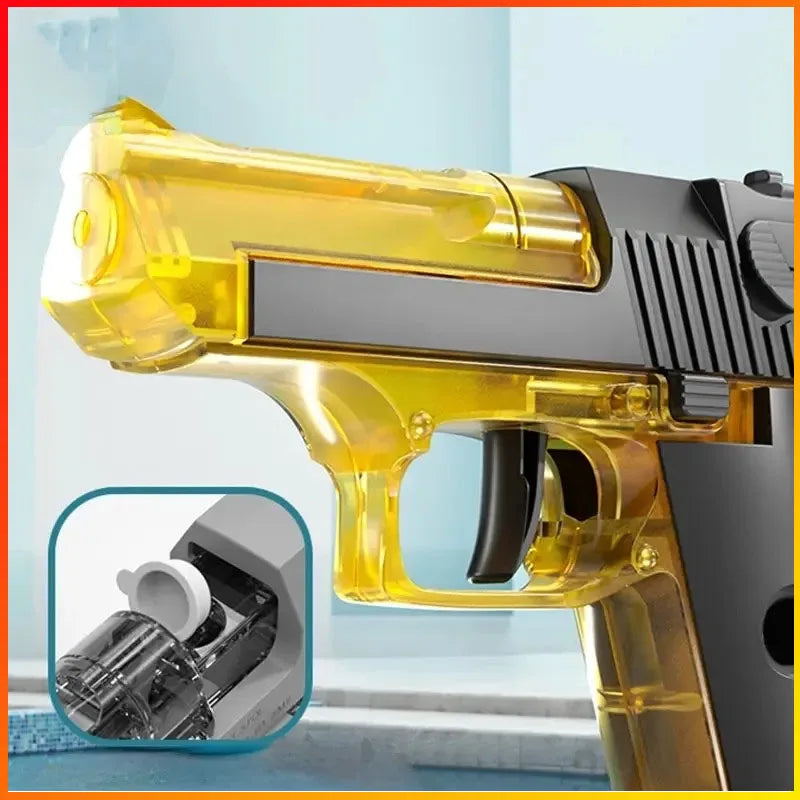 Summer Water Gun non Electric Pistol High-pressure Full Automatic Shooting Water Beach Toy Gun For kid Children Boys Girls Adult
