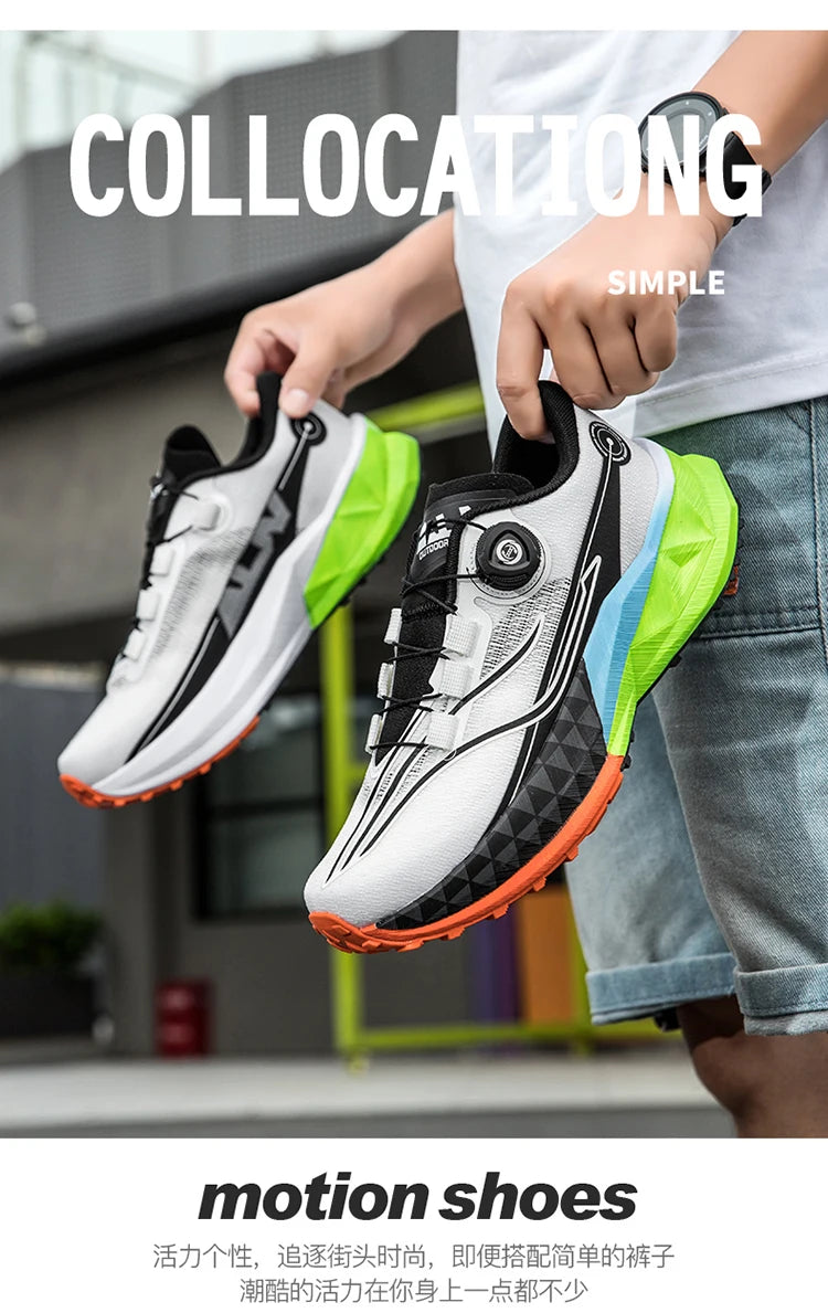 Steel-toed shoesMen's Running Shoes Fashionable Casual Large Size Summer Breathable Mesh Surface Wear Resistant Lightweight Spor - Belvar