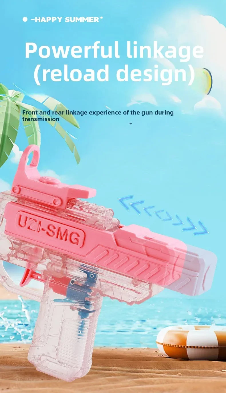 Summer Water Gun Non Electric Pistol High-pressure Full Automatic Shooting Water Beach Toy Gun for Kid Adult Interesting Game