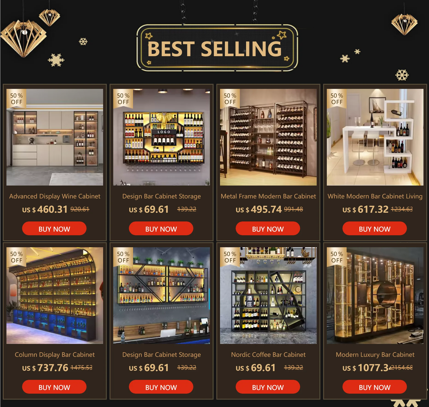 Kitchen Industrial Bar Cabinet Houses Wedding Iron Stackable Handmade Design Display Wine Rack Column Armadietto Cube Furniture