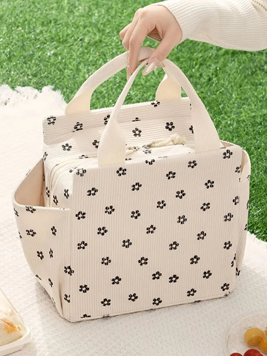 This lunch bag, insulated lunch box, reusable leak-proof large refrigerated handbag is suitable for both men and women. IA-DH