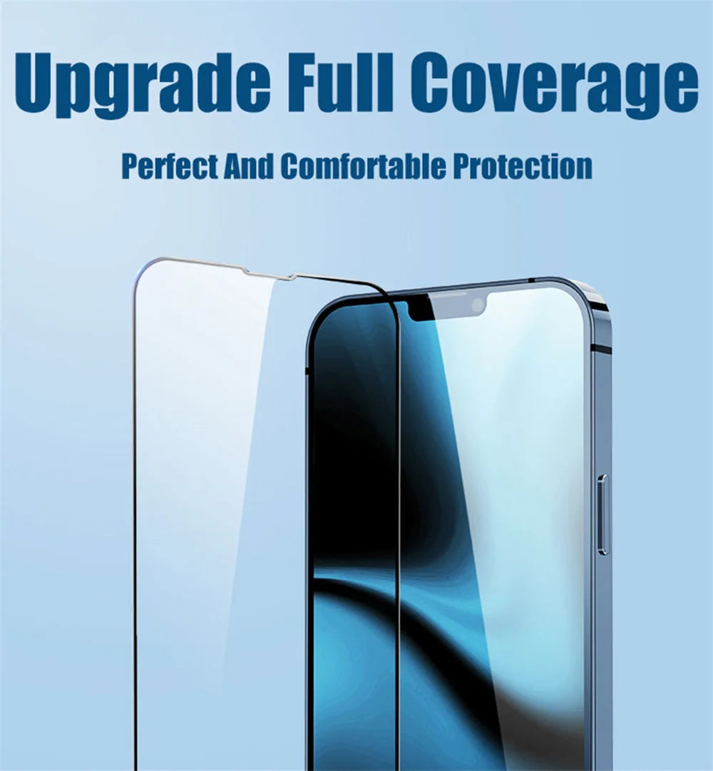 1/3 PCS protector pantalla For IPhone 17 16 15 14 13 12 11 Pro Max Tempered Glass iPhone 15 Pro max Screen Protector iPhone13 Mini Cristal templado iPhone 16 Pro Film iPhone 17 Pro Max Original Phone Film