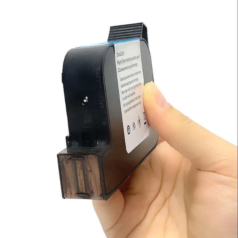 1pcs JS12 JS12M 600DPI 12.7mm Handheld thermal inkjet Printer Fast Dry Eco Solvent Ink Cartridge