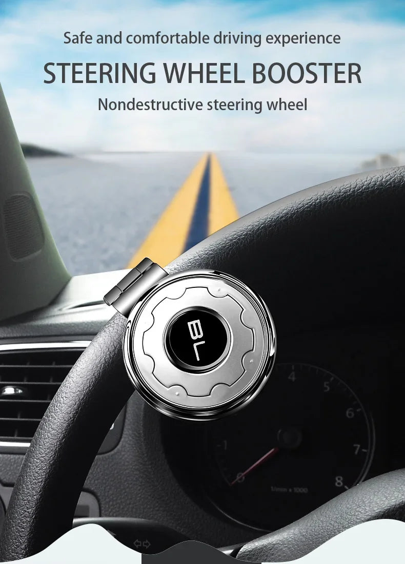 The Car Power Steering Ball With Bearings, Truck Handle Steering Wheel Auxiliary Power Steering Universal Model.