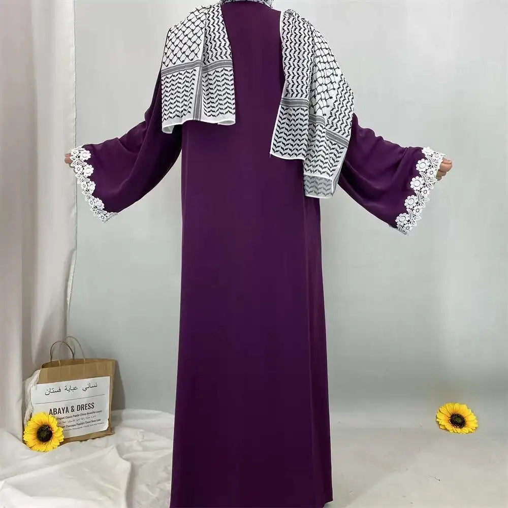 2025 Luxury Dubai Abaya Dress for Muslim Women Ramadan Eid Nida Arabia Holiday dress Jalabiya Clothing Islamic Modest Long Robe