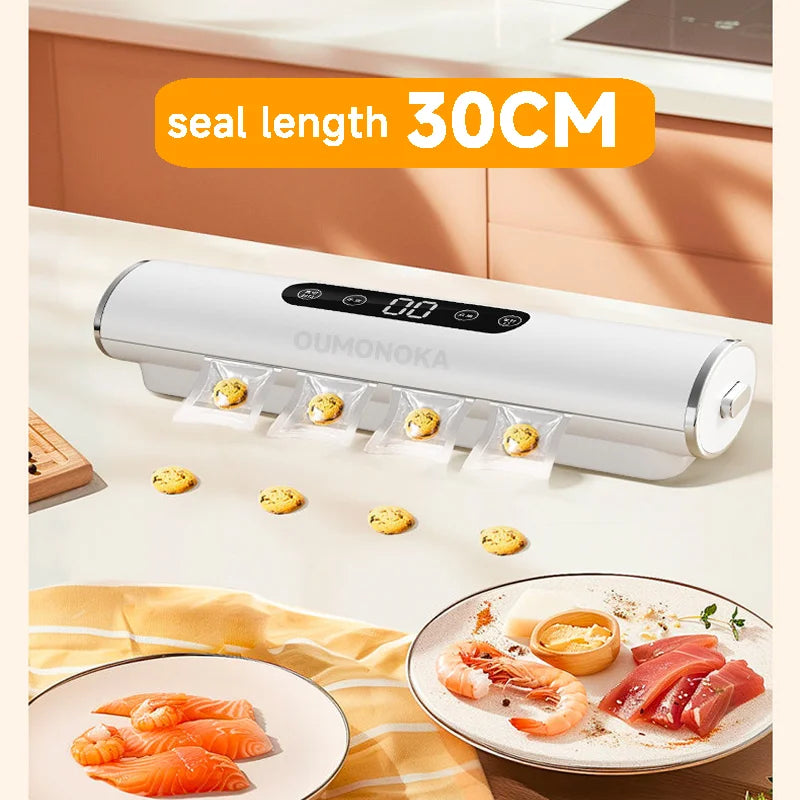 Professional Vacuum Sealer for Food Vacuumor for Products Kitchen Sealing Machine Cuisine Packaging Plastic Bag Sealant