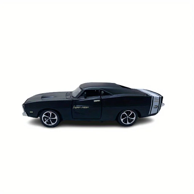 Simulation 1: 32 Alloy Dodge Sports Car Model Children's Toy Car Accessories Return Car Openable Die Casting Model
