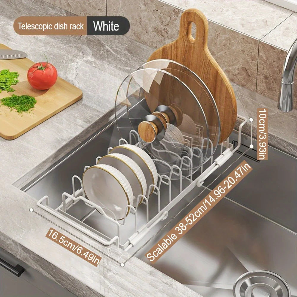 Kitchen Drain Bowl and Dish Rack - Used for chopsticks, dishes simple and practical fully functional basket Lightweight and tidy
