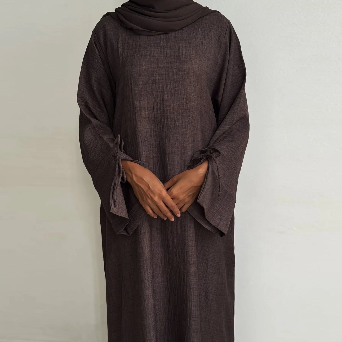 Solid Color Casual Robe from Dubai & Turkey, Comfortable and Stylish Costume for Dress up and Cosplay