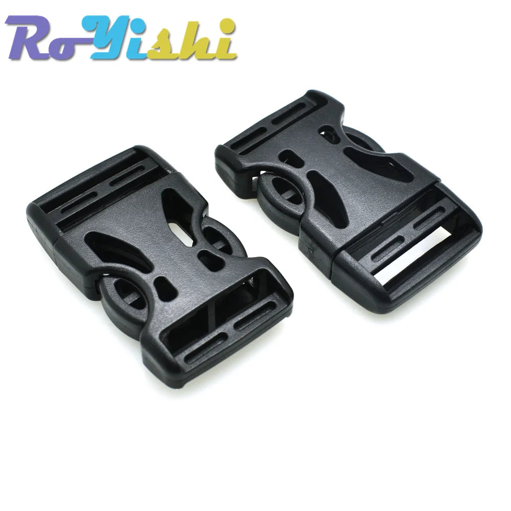 10 Pcs/Pack Plastic 5/8" 3/4" 1" 1-1/4" 1-1/2" 2" Adjustable Buckle For Backpack Straps Luggage Webbing