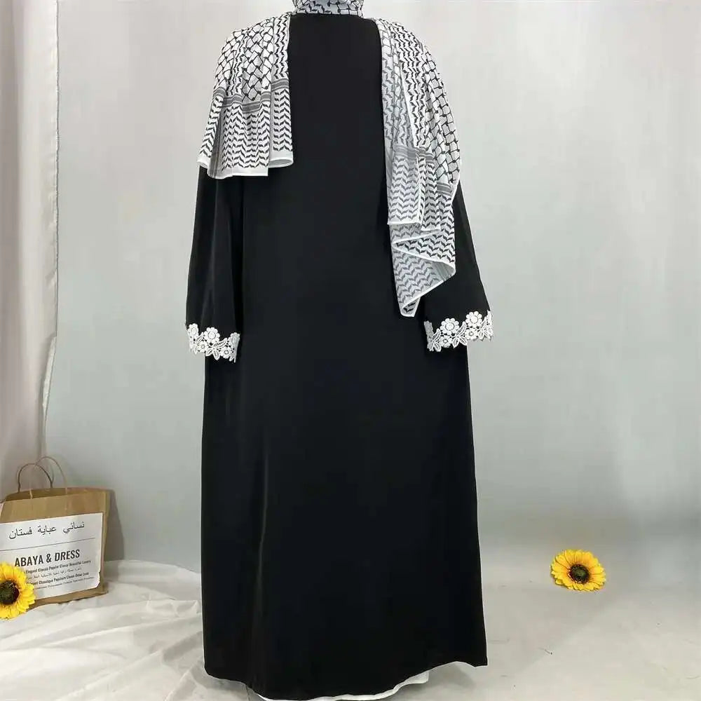 2025 Luxury Dubai Abaya Dress for Muslim Women Ramadan Eid Nida Arabia Holiday dress Jalabiya Clothing Islamic Modest Long Robe