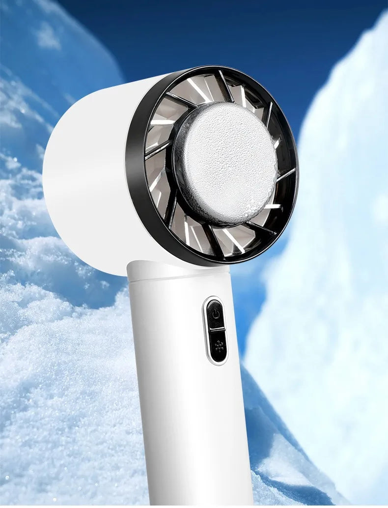 Portable Hand Fan Cooling refrigeration Hanging backpack small fan outdoor 2000mAh usb Rechargeable Handheld Fan