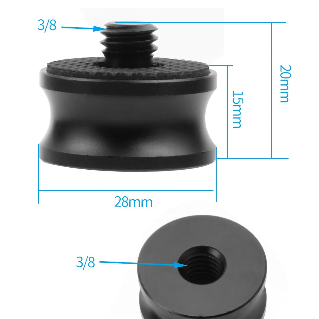 1/4 3/8 5/8"-27 M6 M5 M4 M10 Screw Converter Adapter Male Female for Tripod Microphone Flash Lights Projector SLR Camera Mount
