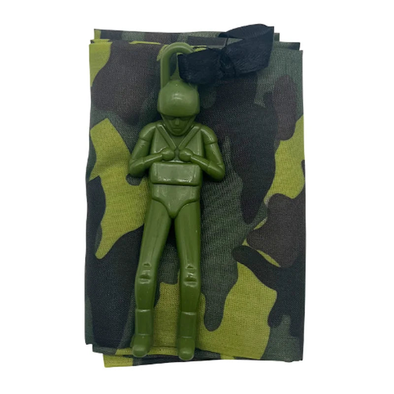 1/6 Sets Hand Throwing Parachute Kids Outdoor Funny Toys Game Play Toys for Children Fly Parachute Sport with Mini Soldier Game