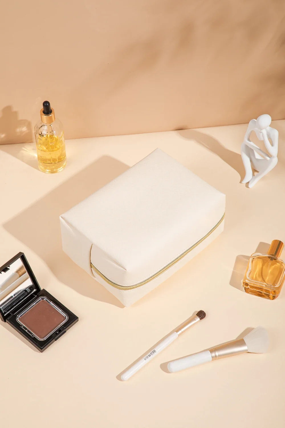 1pcs PU Leather Portable Toiletry Bags Waterproof Travel Make Up Bags for Women Small Medium Large Cosmetic Organizer Bags