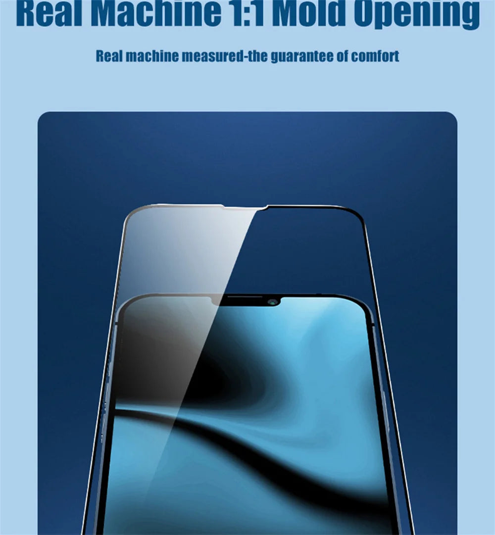1/3 PCS protector pantalla For IPhone 17 16 15 14 13 12 11 Pro Max Tempered Glass iPhone 15 Pro max Screen Protector iPhone13 Mini Cristal templado iPhone 16 Pro Film iPhone 17 Pro Max Original Phone Film