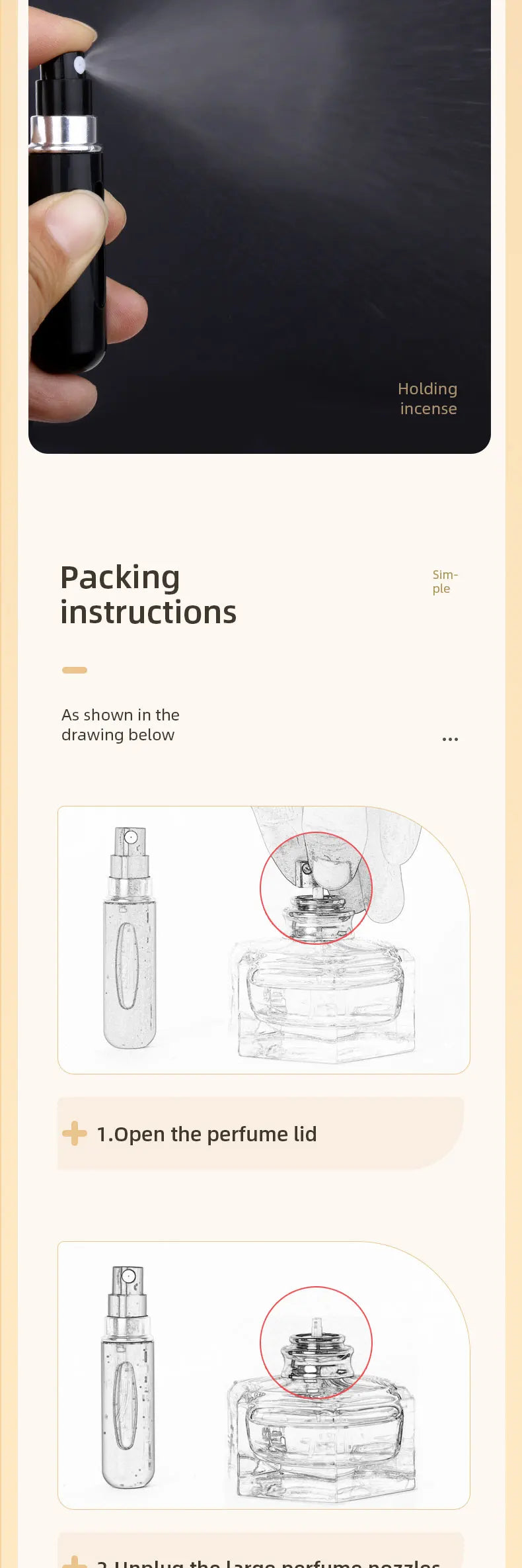 1pc Trial Size 5ml Aluminum Perfume Bottle Bottom Easy Pump Refill Perfume Spray Bottle Mini Lightweight Travel Essential