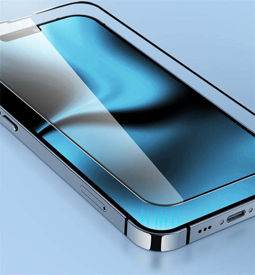 1/3 PCS protector pantalla For IPhone 17 16 15 14 13 12 11 Pro Max Tempered Glass iPhone 15 Pro max Screen Protector iPhone13 Mini Cristal templado iPhone 16 Pro Film iPhone 17 Pro Max Original Phone Film