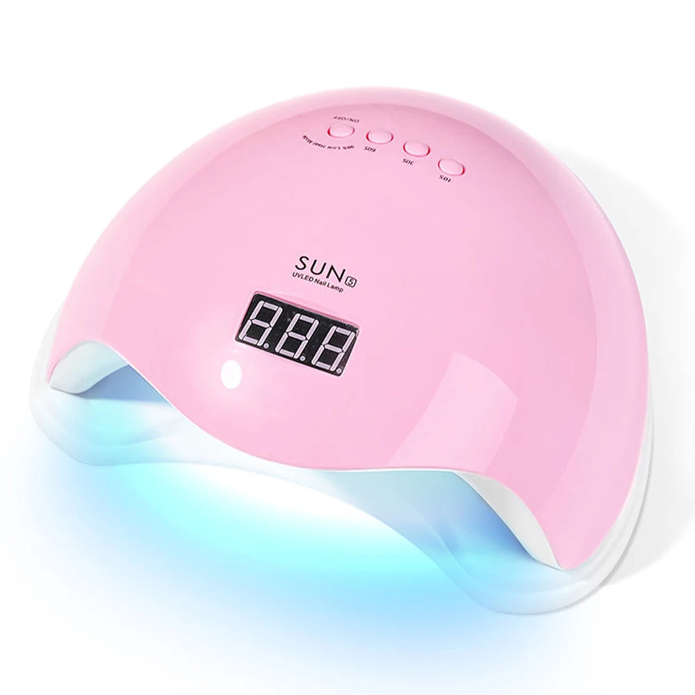 YIKOOLIN UV LED Nail Lamp 48W Nail Dryer with 4 Timers LCD Display Fast Curing of All Gel Nail Polish Nail Dryer Salon Tool