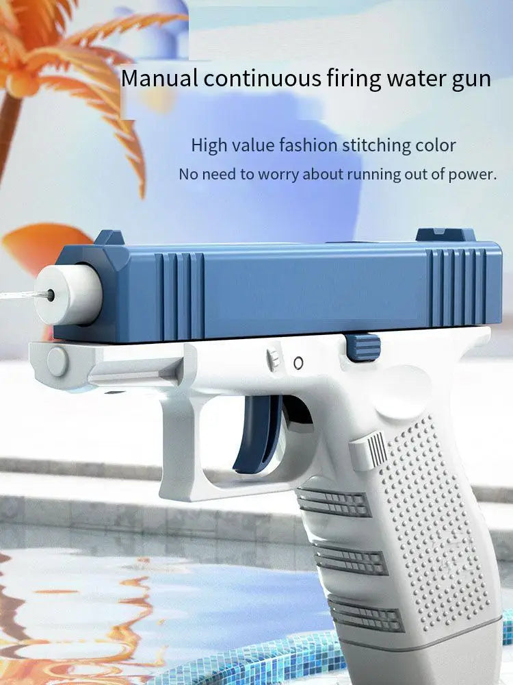Summer Water Gun non Electric Pistol High-pressure Full Automatic Shooting Water Beach Toy Gun For kid Children Boys Girls Adult